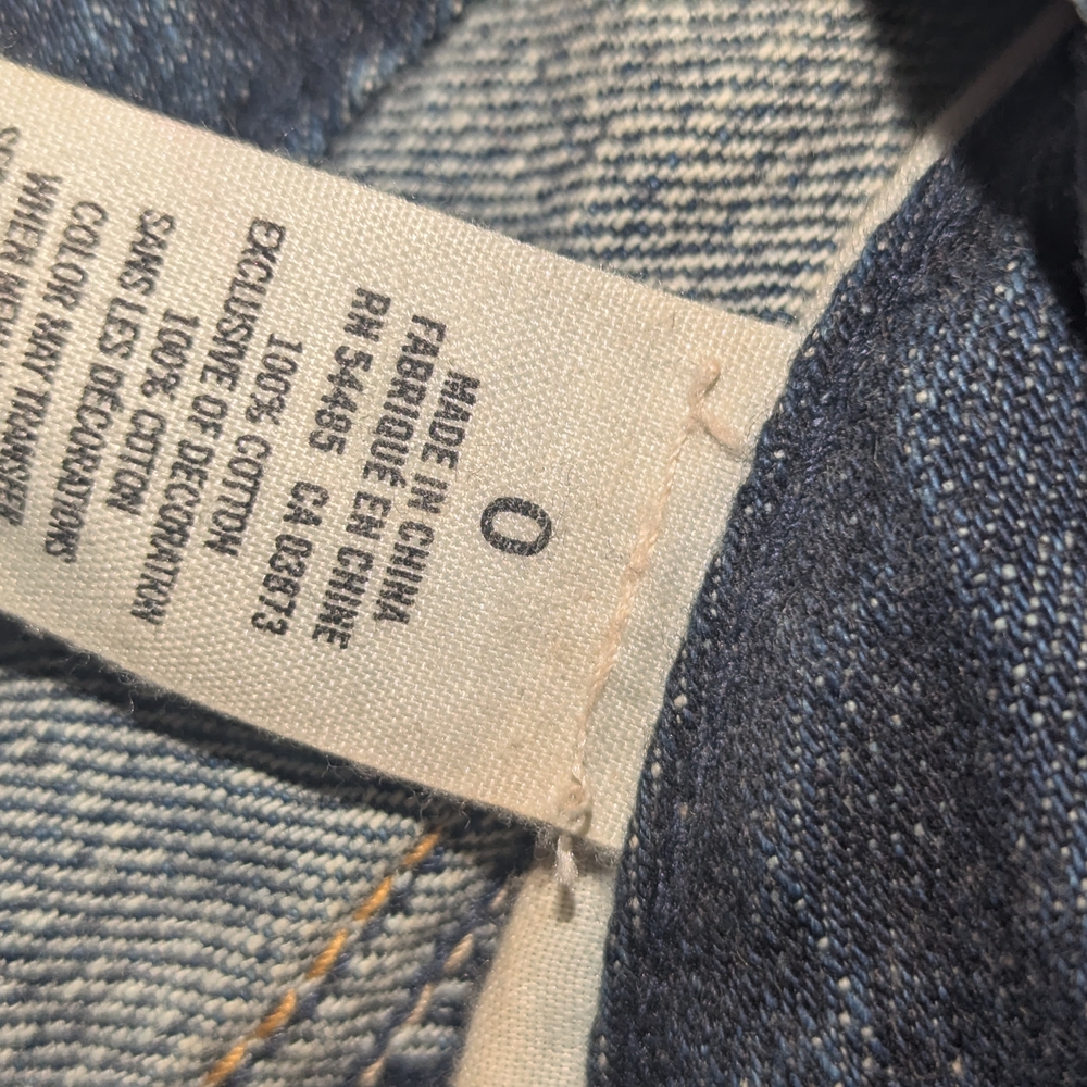 American Eagle Outfitters Distressed Denim Jean Shorts - Blue - Picture 4 of 5